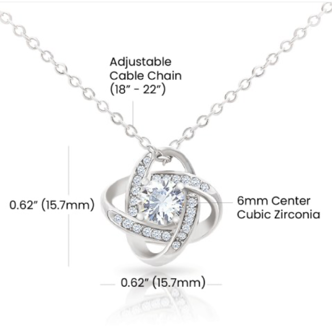 To My Soulmate - Forever Love Necklace - I may not have been your first hello...