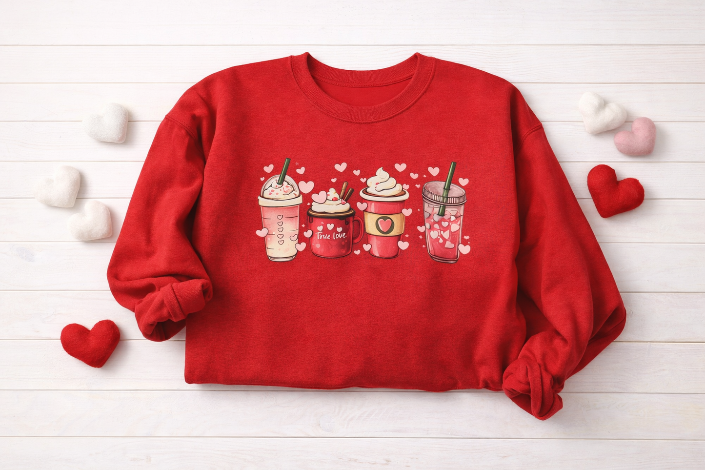 Womens Valentines Day Sweatshirt, Valentine Coffee Sweatshirt, Womens Valentines Day Sweater, Valentines Day Shirt, Valentines Sweater