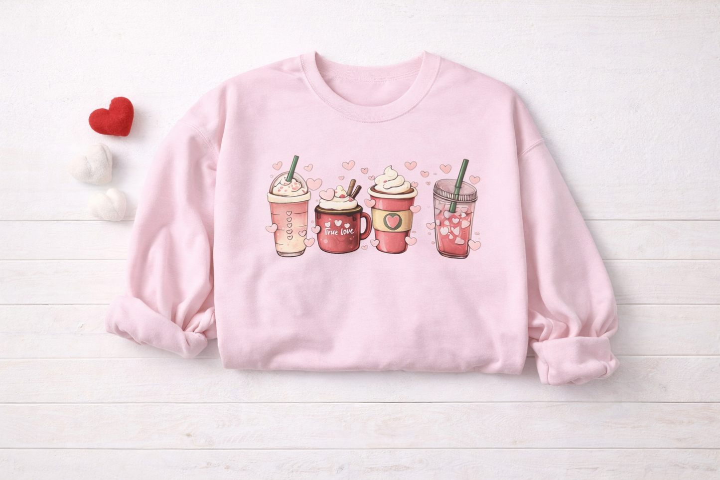 Womens Valentines Day Sweatshirt, Valentine Coffee Sweatshirt, Womens Valentines Day Sweater, Valentines Day Shirt, Valentines Sweater